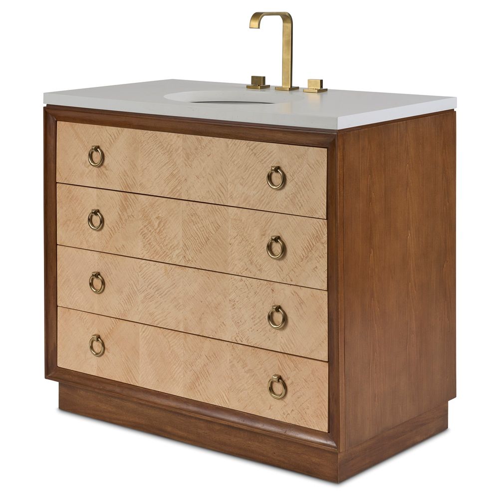 Vanities Chevron Elegance Sink Chest
