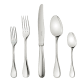 Flatware Set for 6 People (36 Pieces) Perles Stainless Steel, Steel Perles