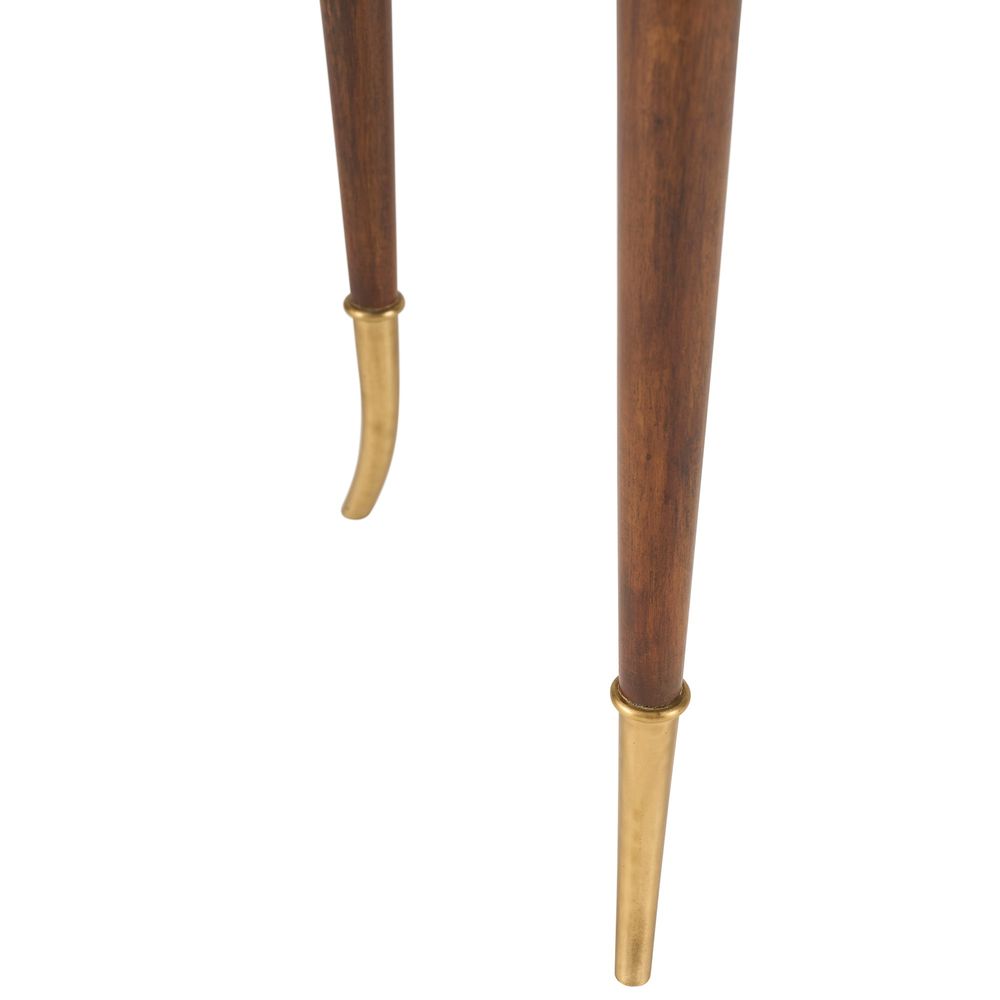 Side Tables Brass Crown Accent Table