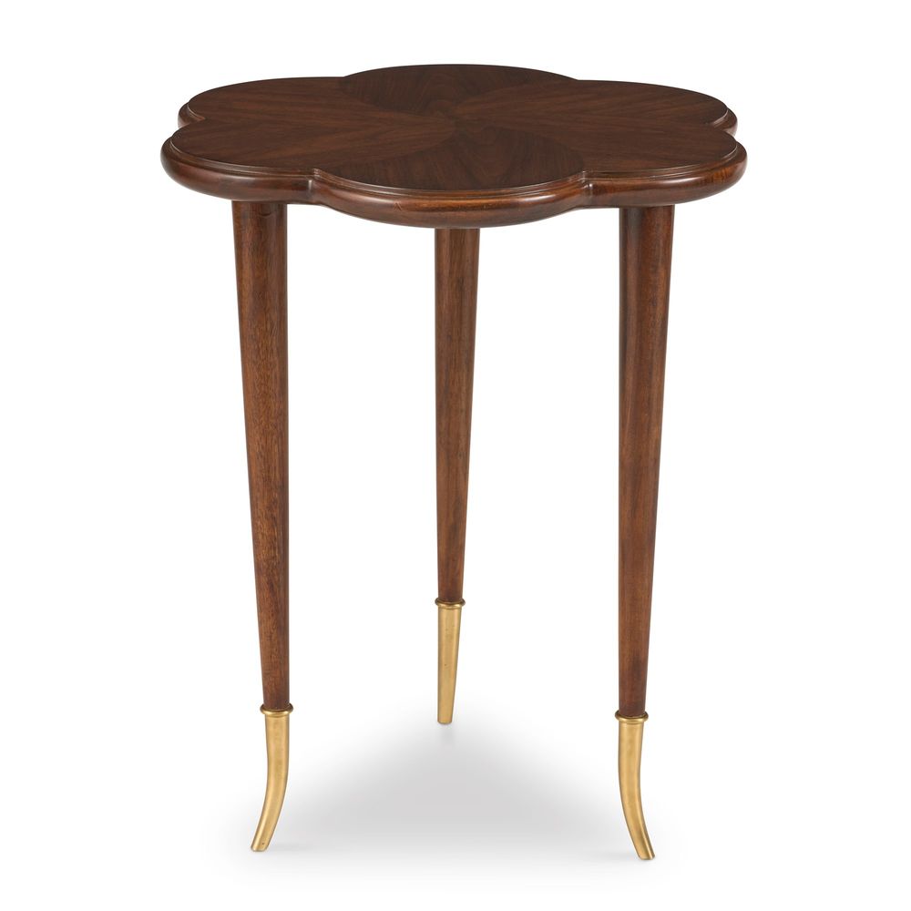 Side Tables Brass Crown Accent Table