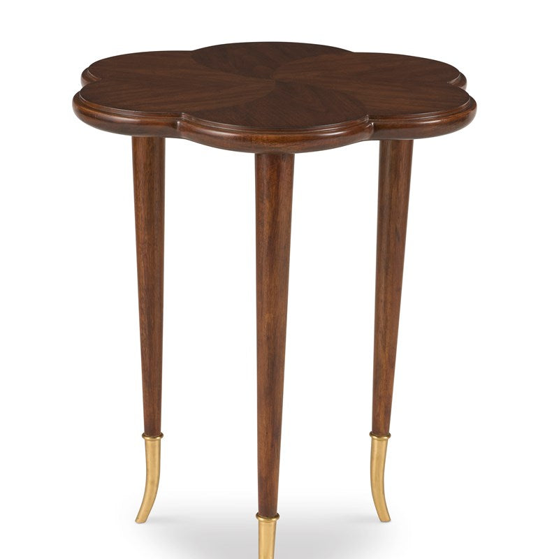 Side Tables Brass Crown Accent Table