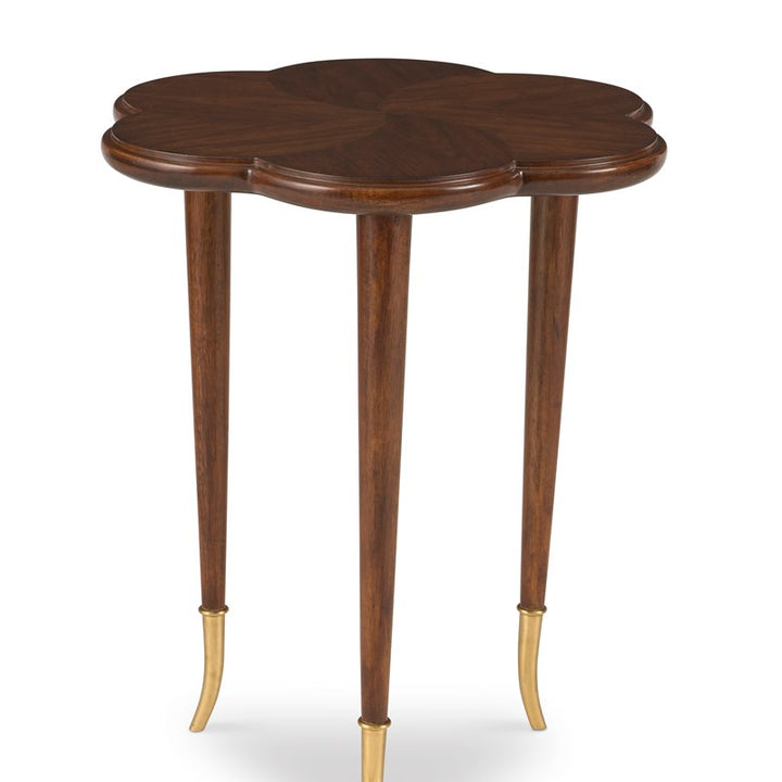 Side Tables Brass Crown Accent Table