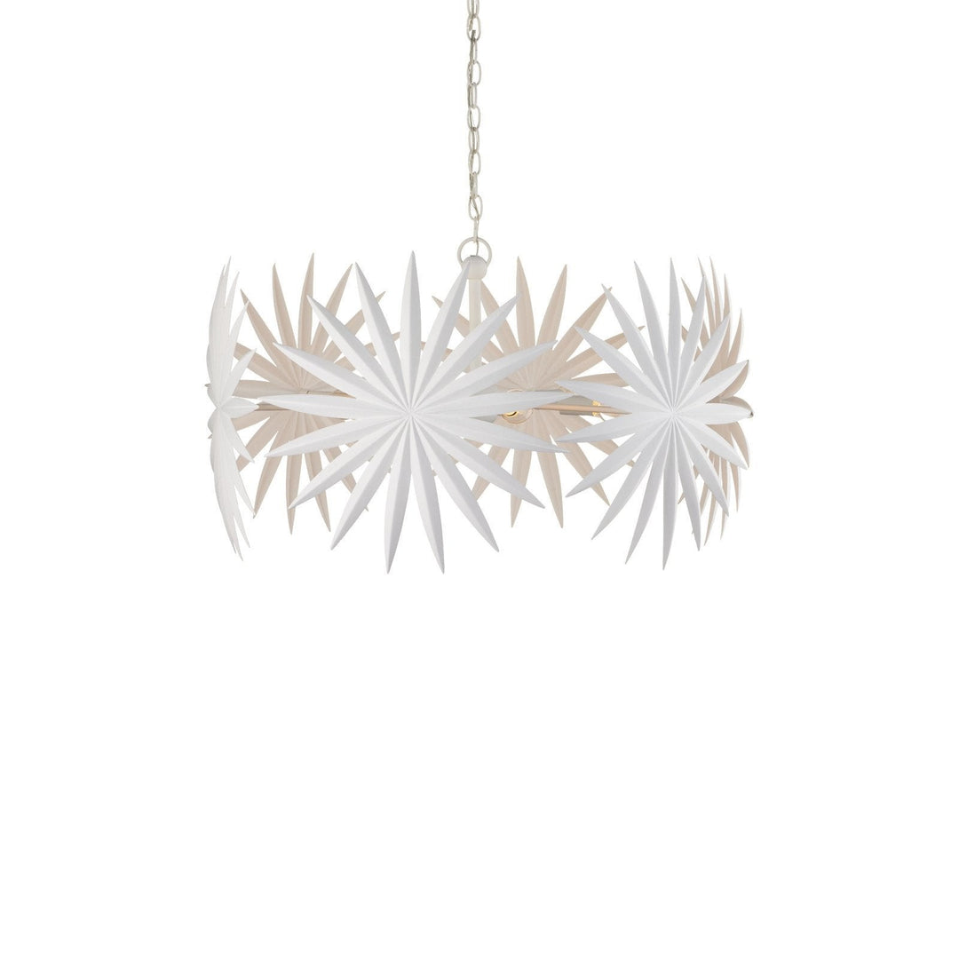 Bismarkia Small White Chandelier