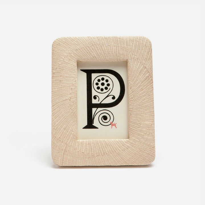 Ancona, Natural, Frame, 4"X6", Buntal