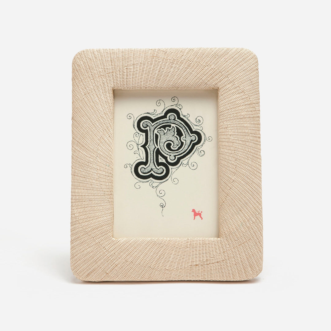 Ancona, Natural, Frame, 5"X7", Buntal