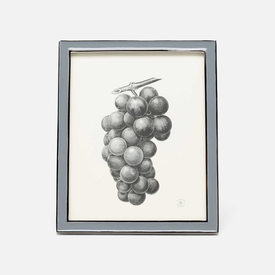 Delphi, Gray/Silver, Frame, 8"X10", Enamel/Aluminum