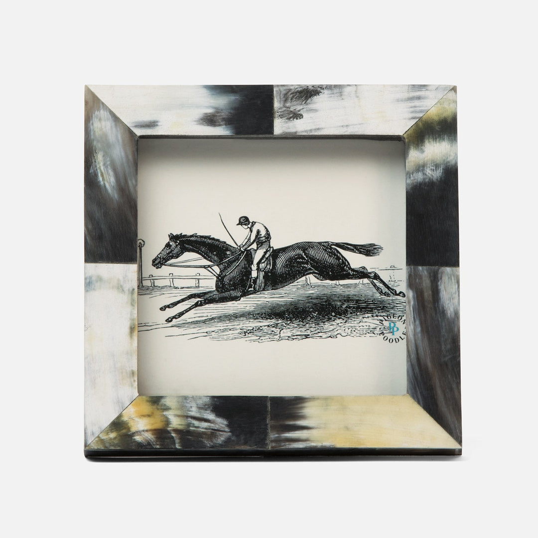 Essen, Dark, Frame, 5"X5", Horn