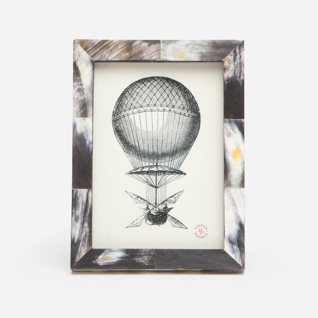 Essen, Dark, Frame, 5"X7", Horn