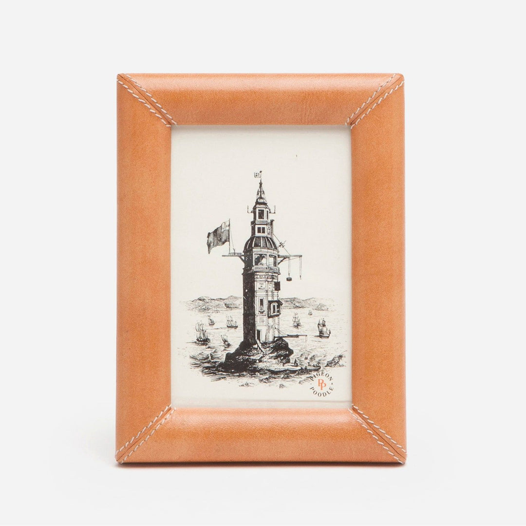 Eton, Aged Camel, Frame, 4"X6", Full-Grain Leather