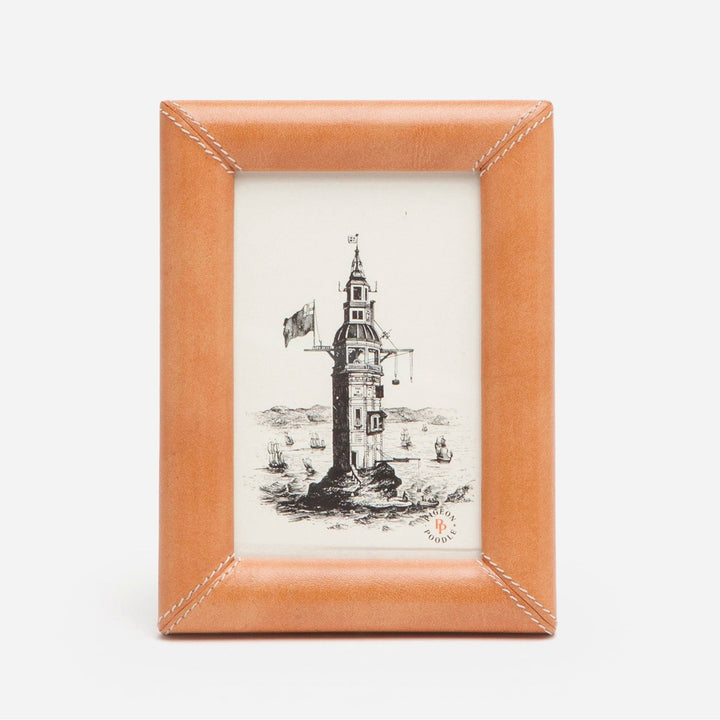 Eton, Aged Camel, Frame, 4"X6", Full-Grain Leather