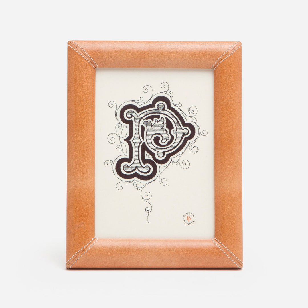 Eton, Aged Camel, Frame, 5"X7", Full-Grain Leather