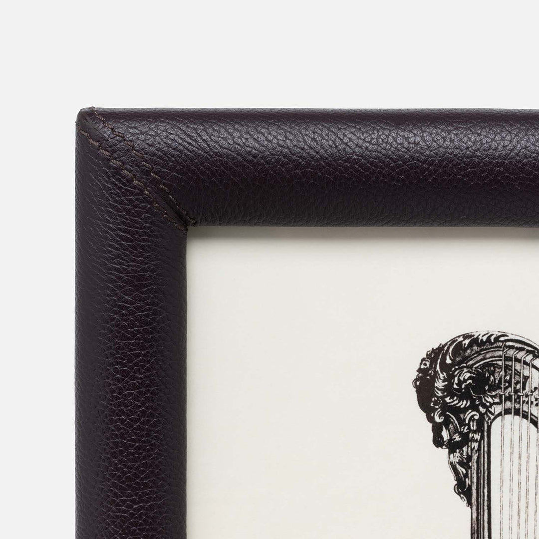 Eton, Aubergine, Frame, 8"X10", Full-Grain Leather
