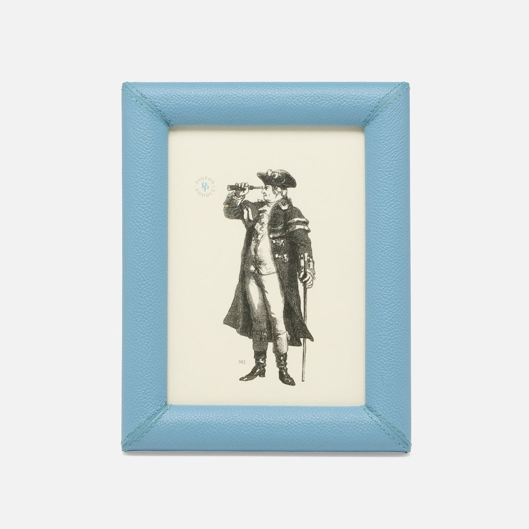 Eton, Country Blue, Frame, 5"X7", Full-Grain Leather