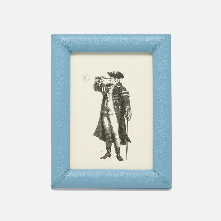 Eton, Country Blue, Frame, 5"X7", Full-Grain Leather
