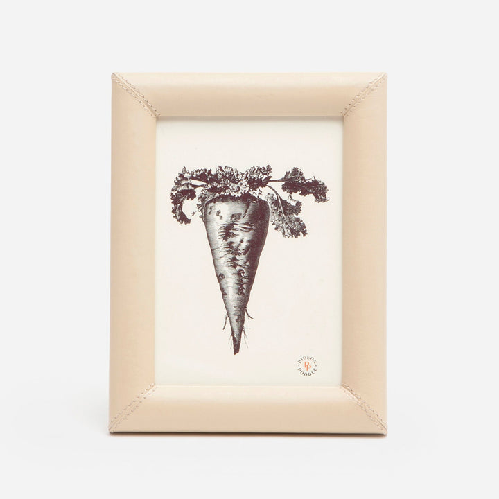 Eton, Cream, Frame, 5"X7", Full-Grain Leather