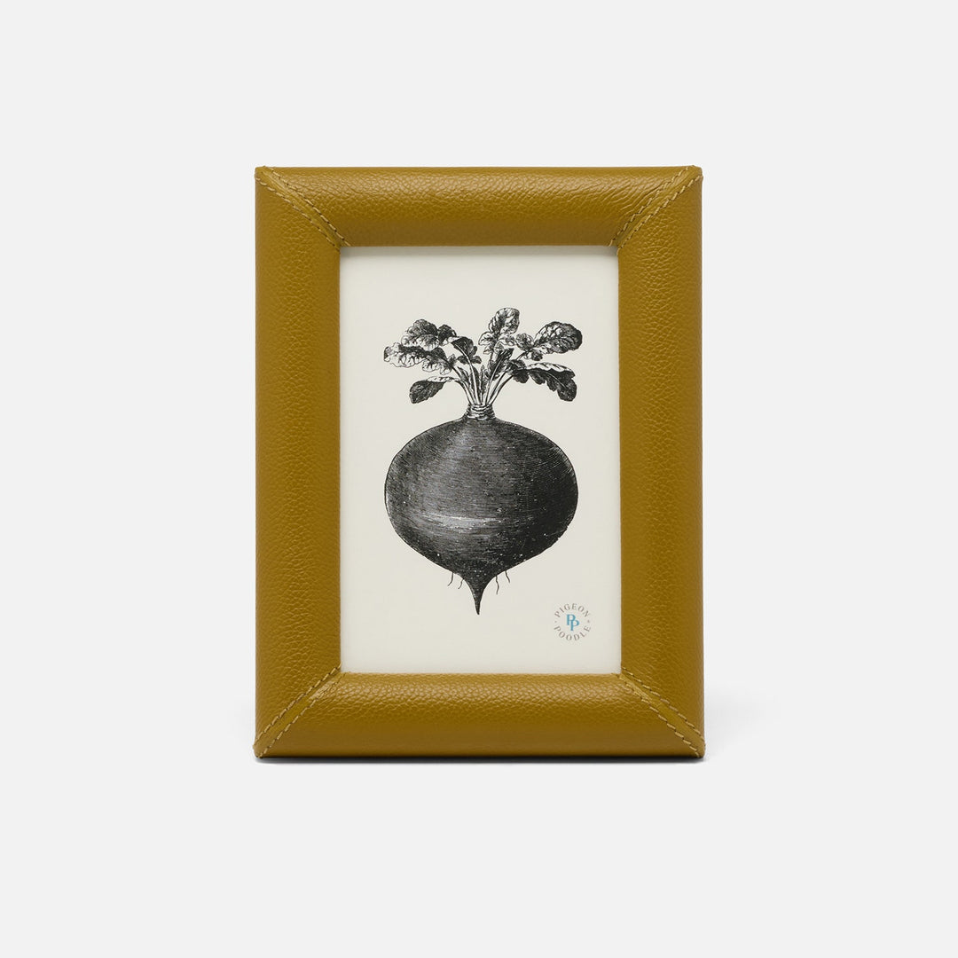 Eton, Dark Olive, Frame, 4"X6", Full-Grain Leather