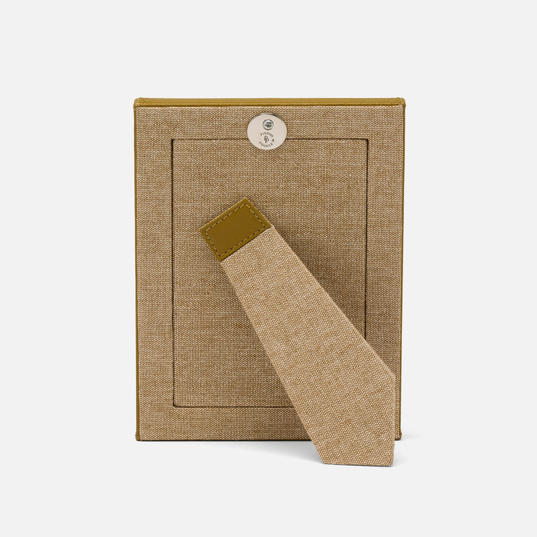 Eton, Dark Olive, Frame, 4"X6", Full-Grain Leather