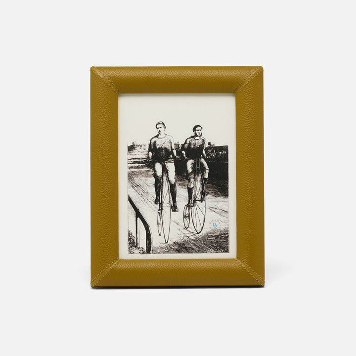 Eton, Dark Olive, Frame, 5"X7", Full-Grain Leather