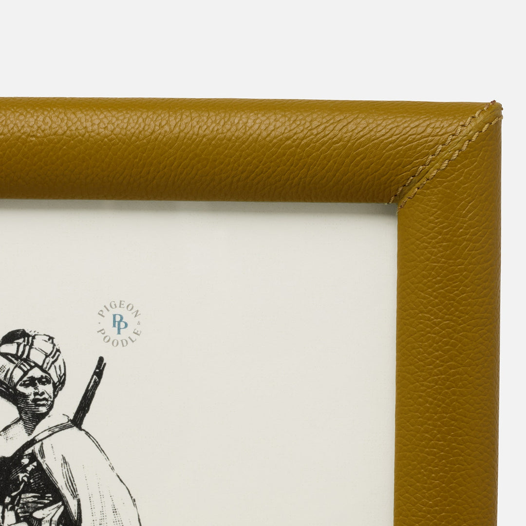 Eton, Dark Olive, Frame, 8"X10", Full-Grain Leather