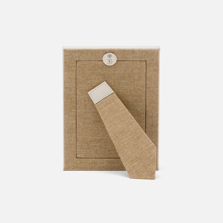 Eton, White, Frame, 4"X6", Full-Grain Leather