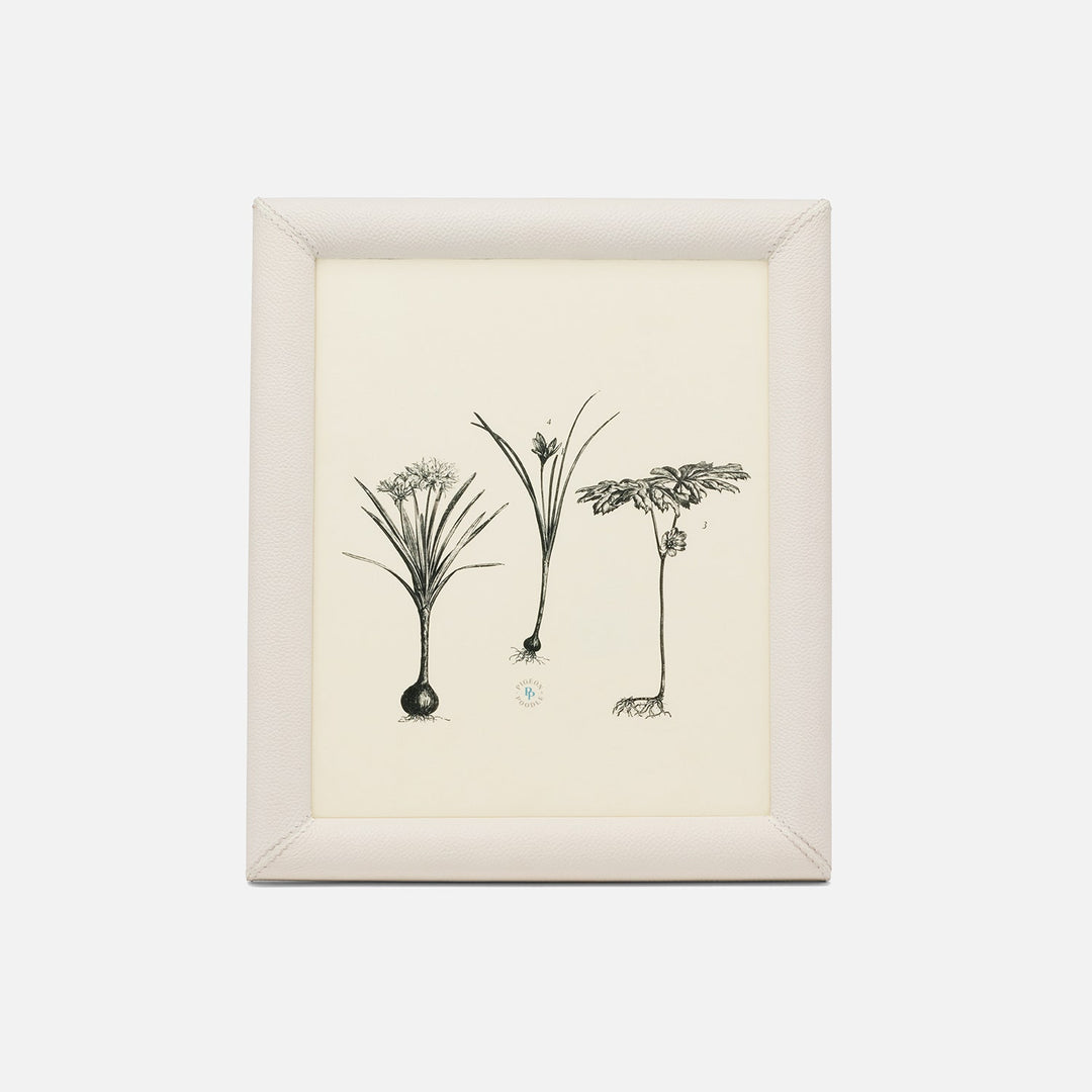 Eton, White, Frame, 8"X10", Full-Grain Leather