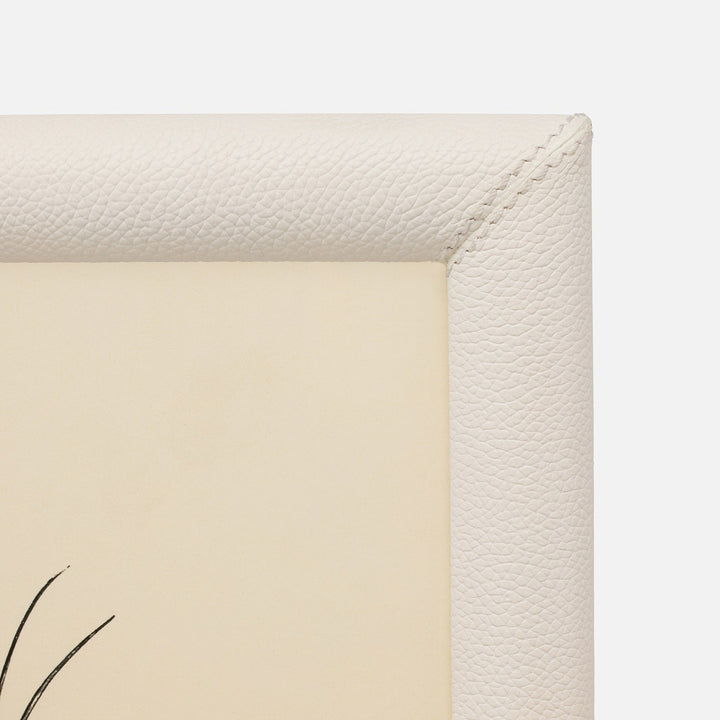Eton, White, Frame, 8"X10", Full-Grain Leather