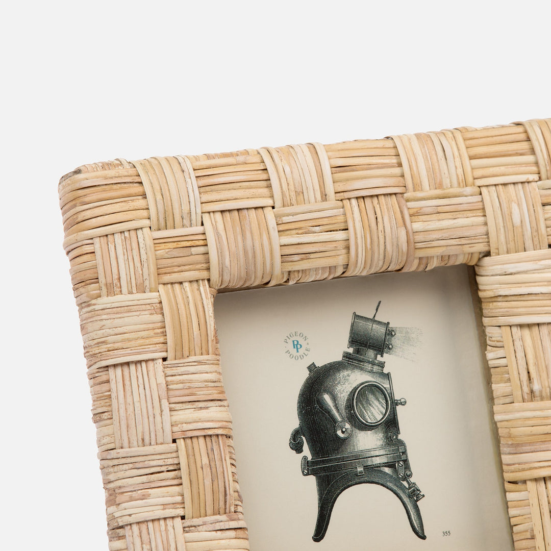 Grasse, Natural, Frame, 5"X5", Cane