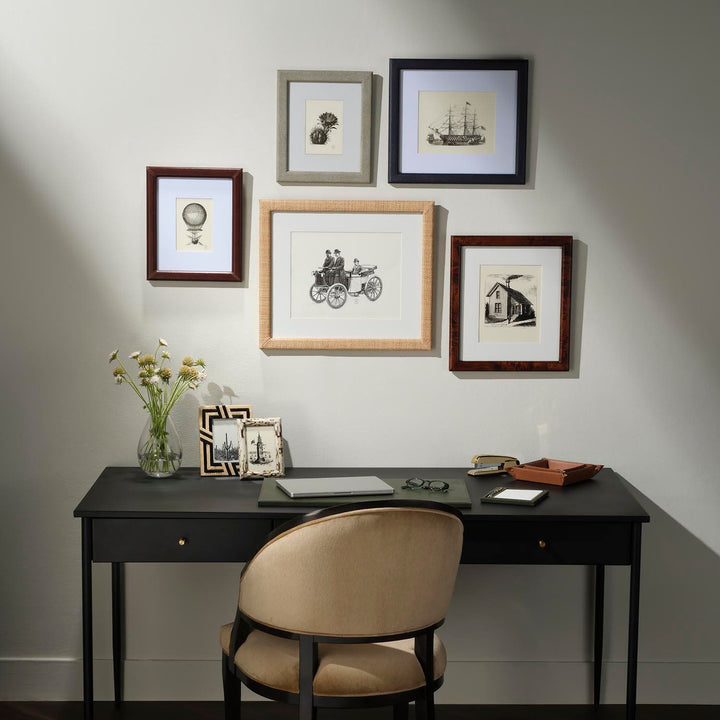 Helos, Beige/Dark Brown, Frame, 5"X7", Hair-On-Hide