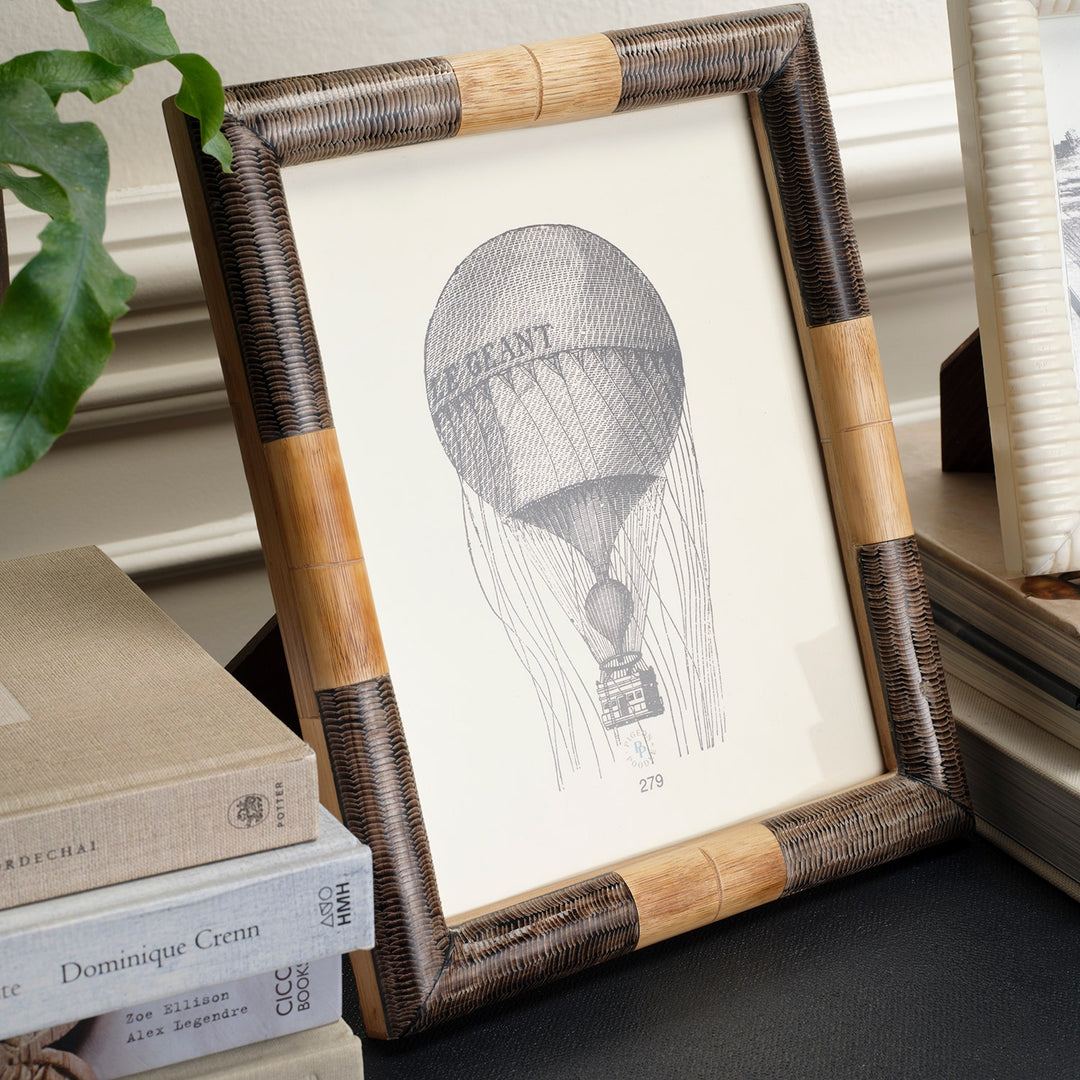 Lamar, Natural, Frame, 8"X10", Horn/Bamboo