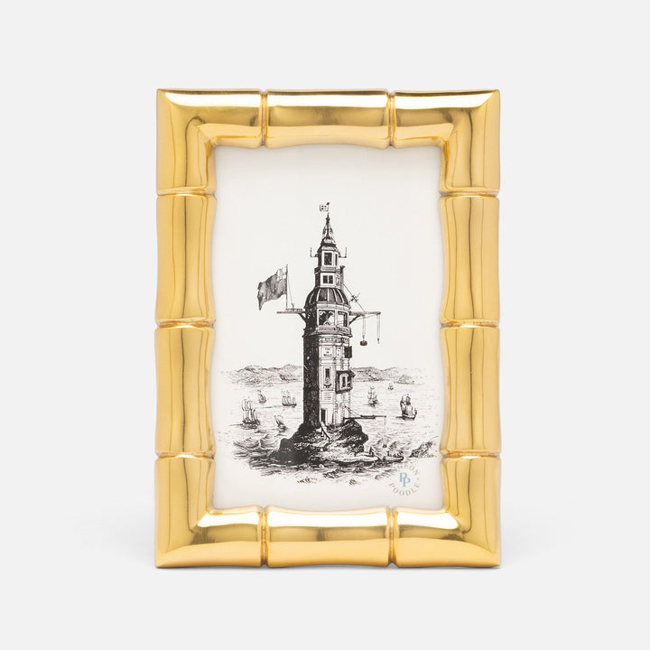 Largo, Polished Gold, Frame, 4"X6", Brass