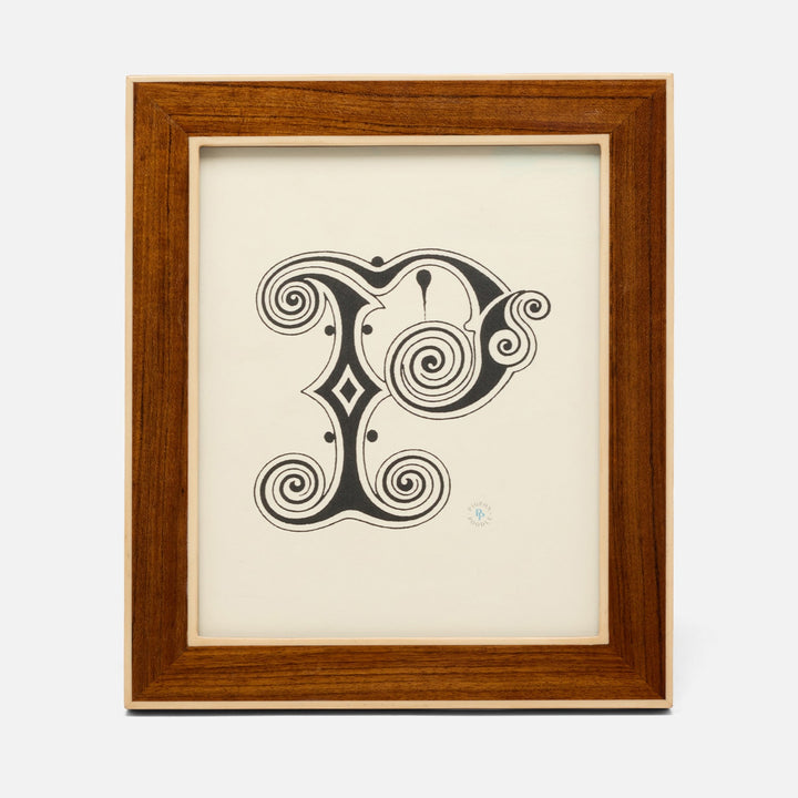 Medford, Chestnut/Ivory, Frame, 8"X10", Teak/Bone