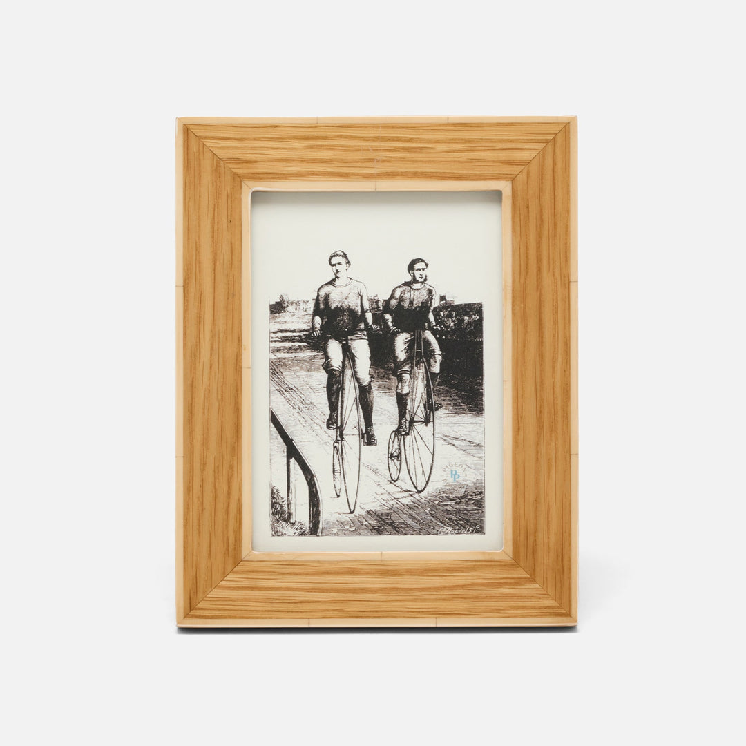 Medford, Natural/Ivory, Frame, 5"X7", Oak/Bone