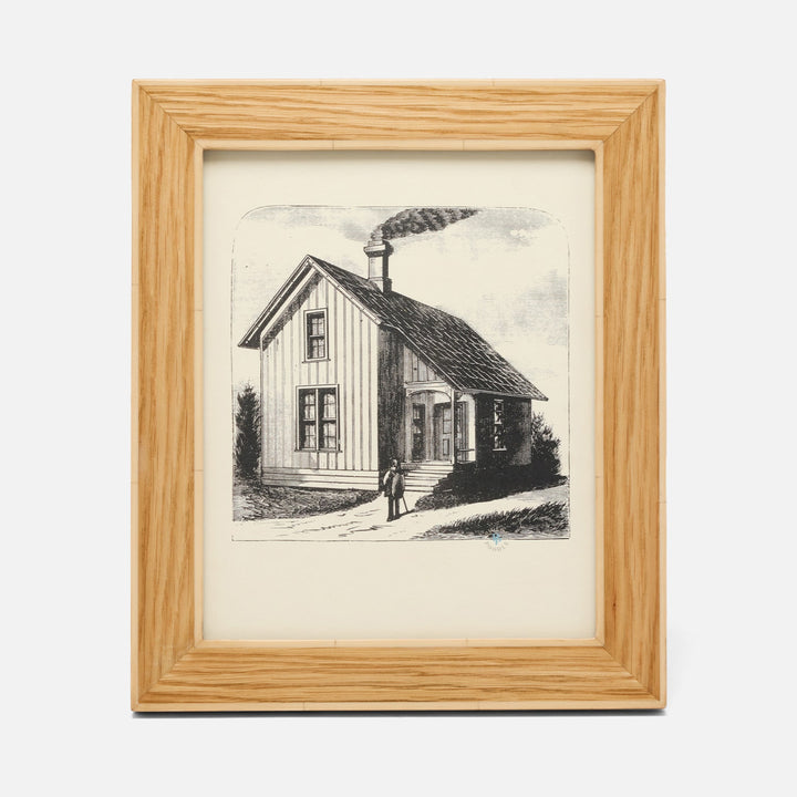 Medford, Natural/Ivory, Frame, 8"X10", Oak/Bone