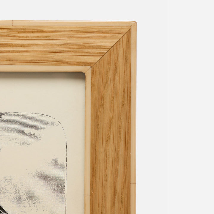 Medford, Natural/Ivory, Frame, 8"X10", Oak/Bone