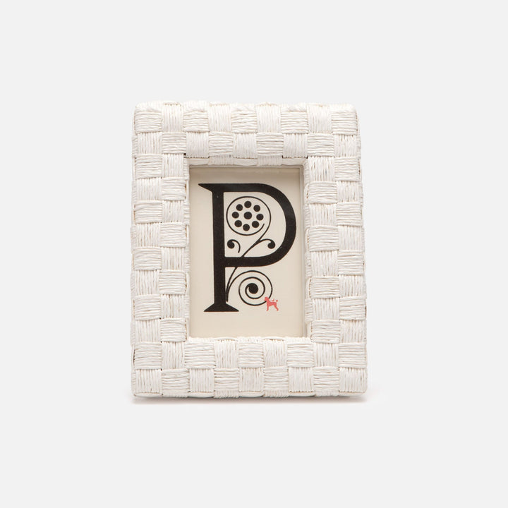 Nassau, White, Frame, 4"X6", Rope