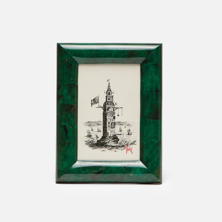 Orleans, Emerald, Frame, 4"X6", Shell