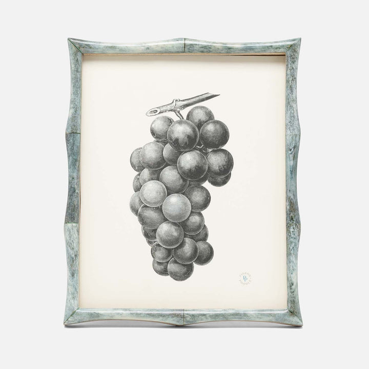 Oslo, Celadon, Frame, 8"X10", Bone
