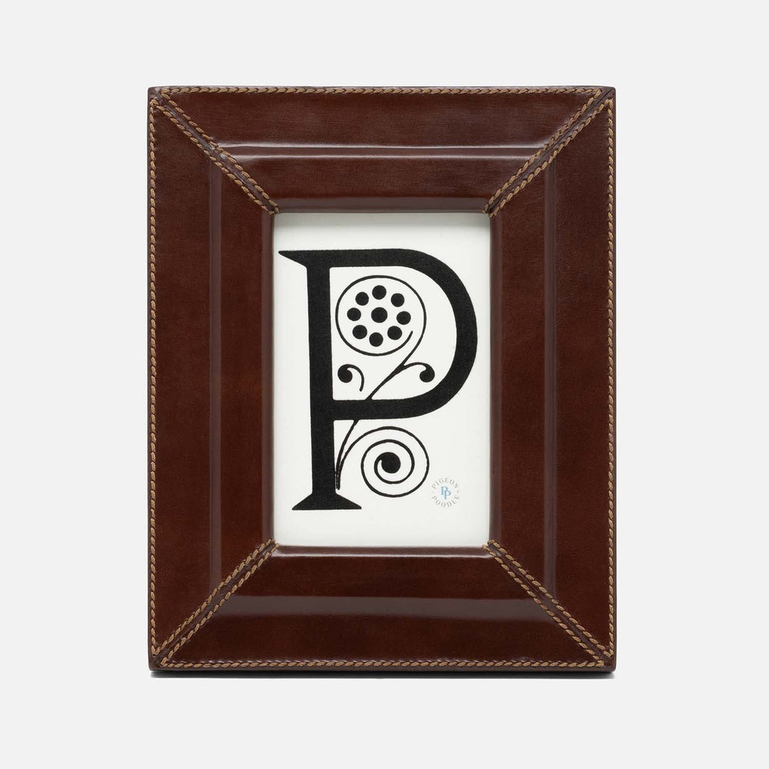 Selero, Tobacco, Frame, 4"X6", Full-Grain Leather