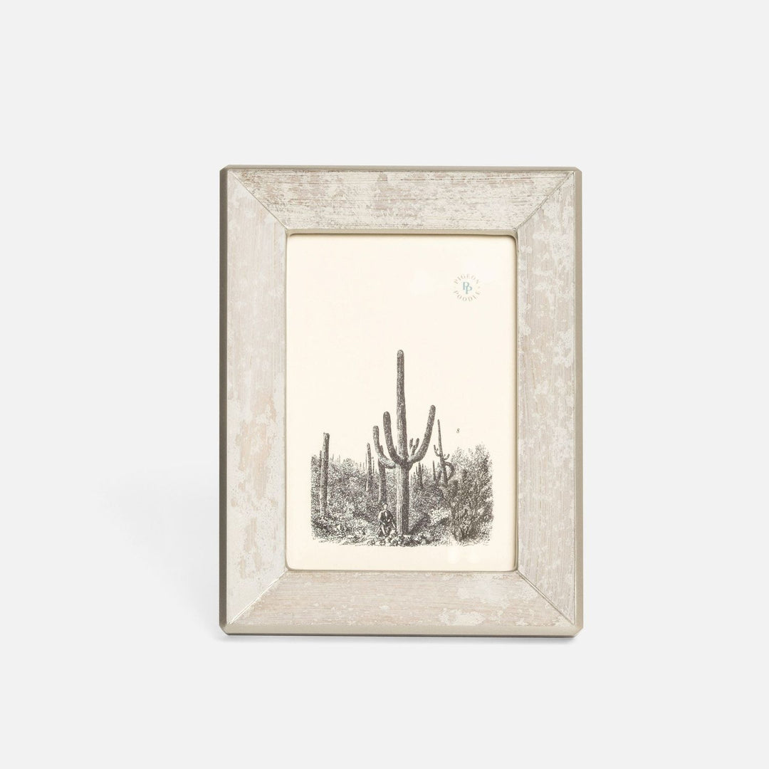 Seville, Metallic Frost, Frame, 4"X 6", Painted Glass