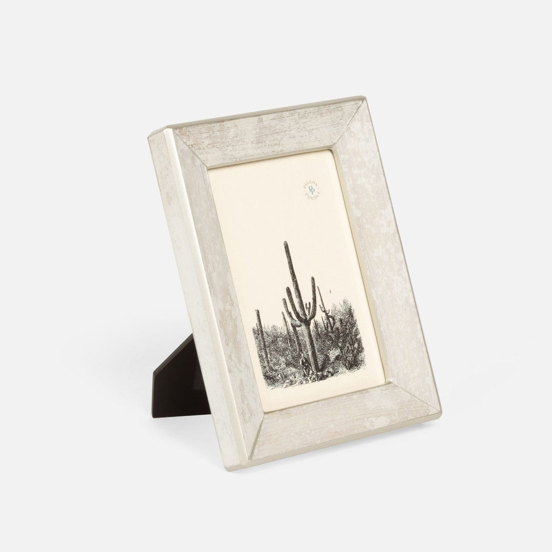 Seville, Metallic Frost, Frame, 4"X 6", Painted Glass