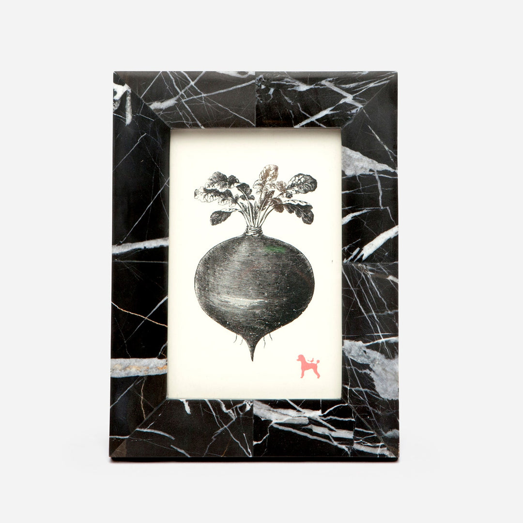Thun, Nero, Frame, 4"X 6", Marble