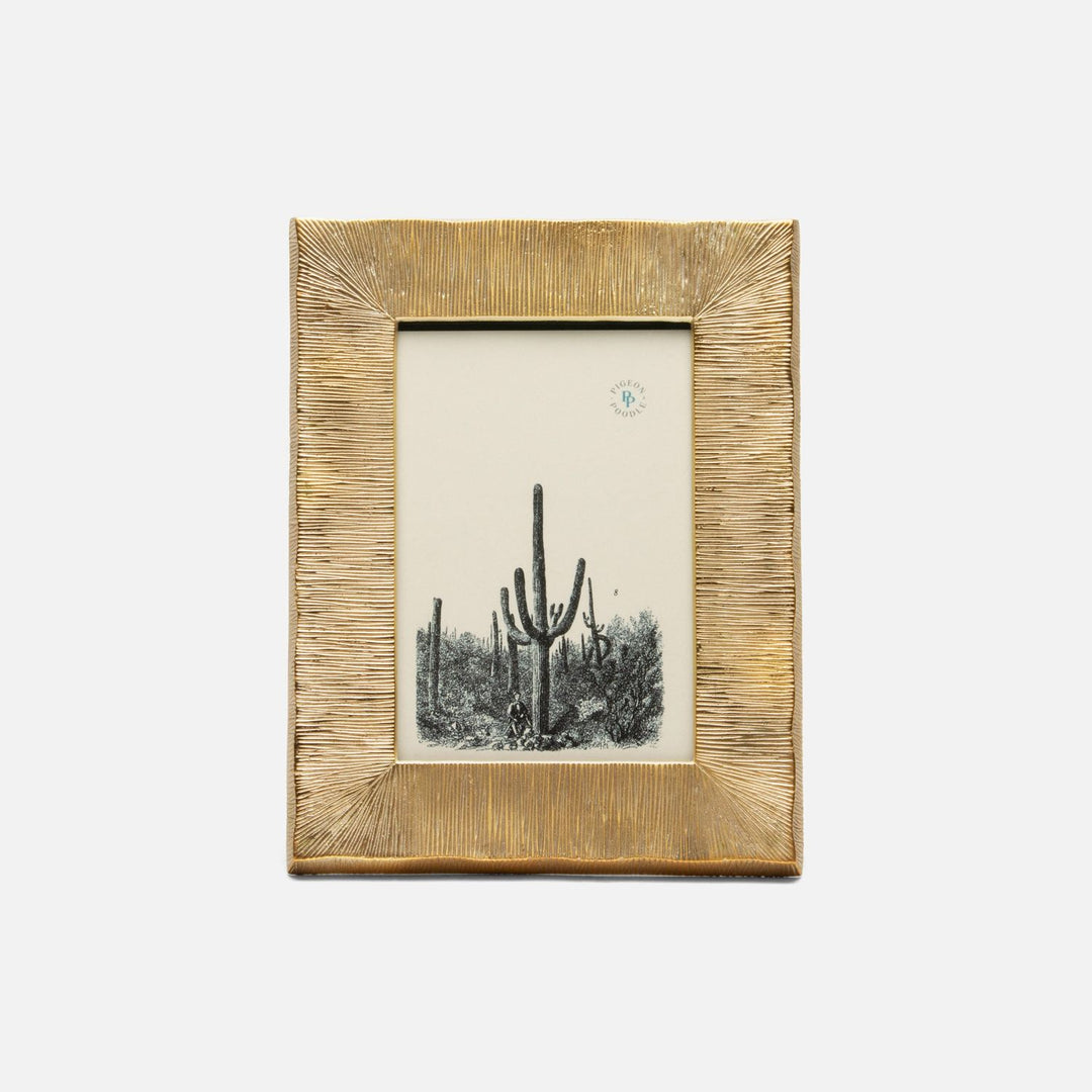 Tulua, Gold, Frame, 4"X 6", Brass