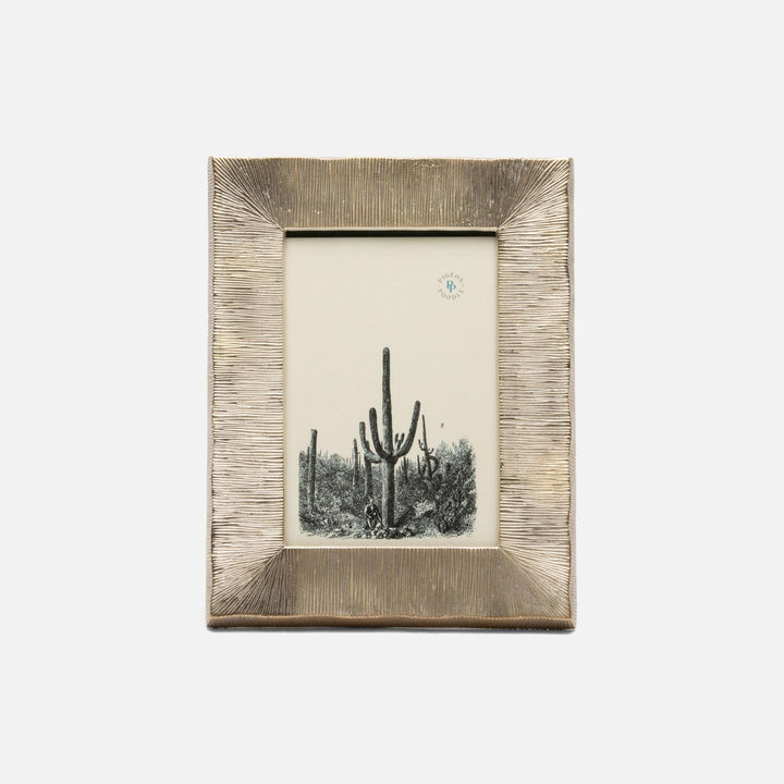 Tulua, Tarnished Silver, Frame, 4"X 6", Brass