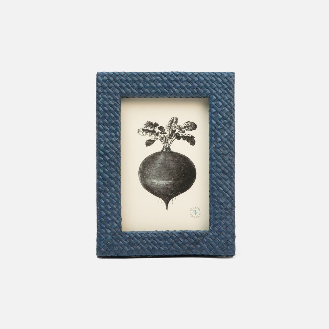 Uvita, Navy Blue, Frame, 4"X6", Pandan