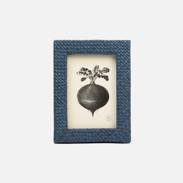 Uvita, Navy Blue, Frame, 4"X6", Pandan