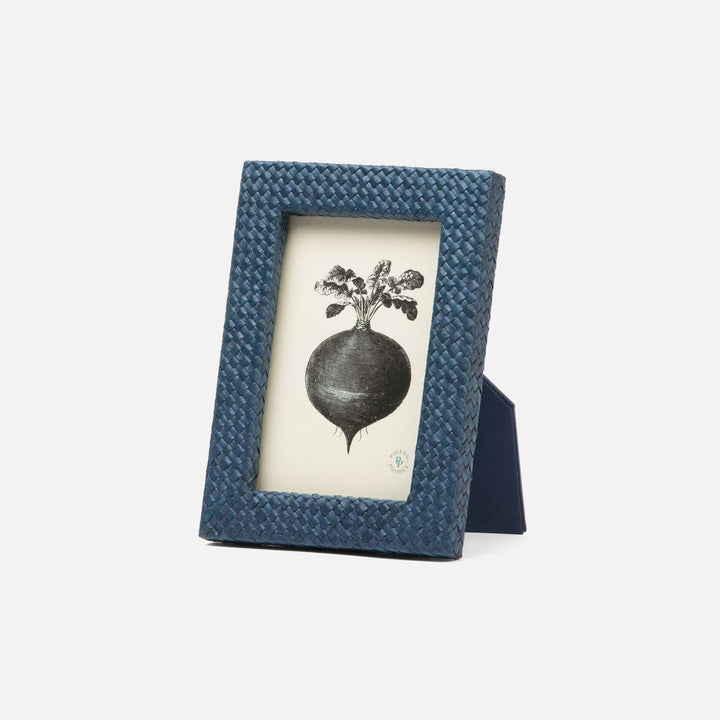 Uvita, Navy Blue, Frame, 4"X6", Pandan