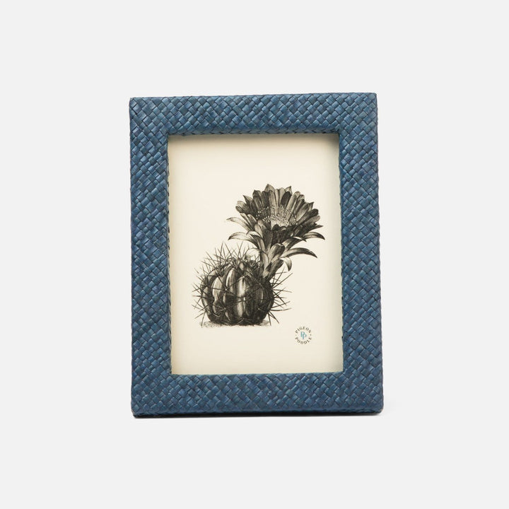 Uvita, Navy Blue, Frame, 5"X7", Pandan