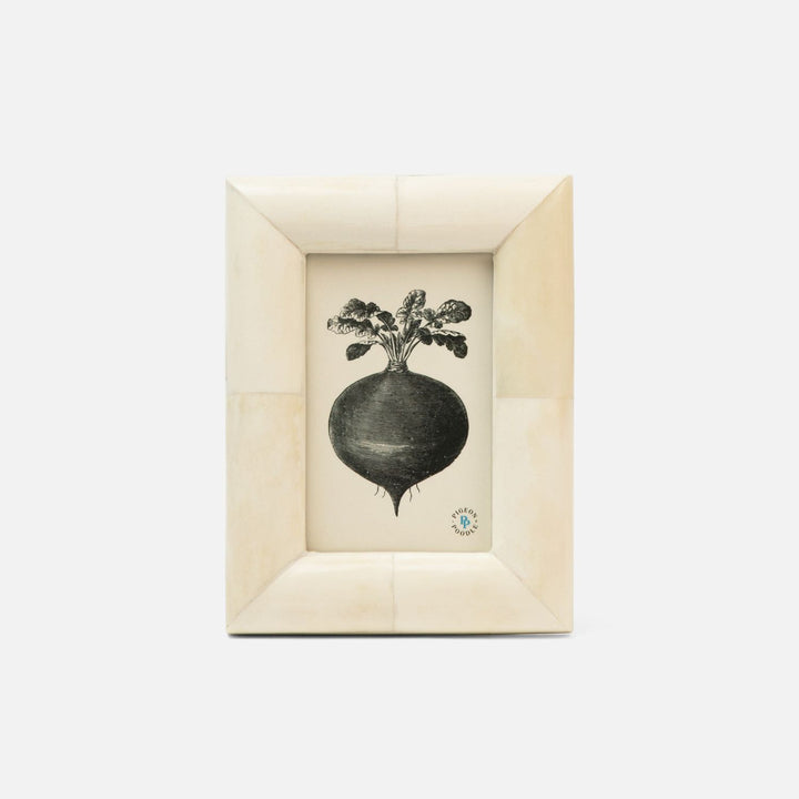 Vannes, Natural, Frame, 4"X6", Bone