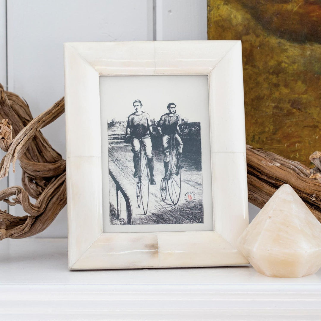Vannes, Natural, Frame, 4"X6", Bone
