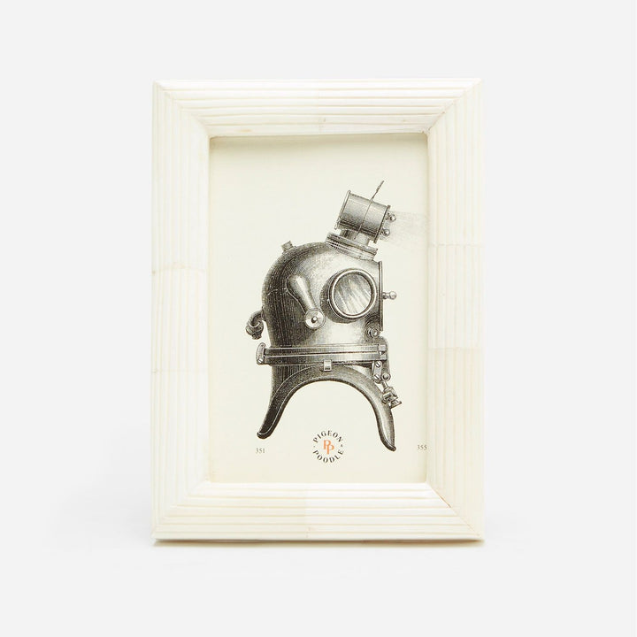 Velden, Natural, Frame, 4"X6", Bone